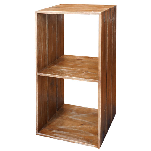 OLD TEAK BOX SHELF